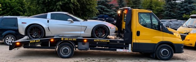 Chevrolet Corvette C6 2008 r. skupiony w Ciechanowie
